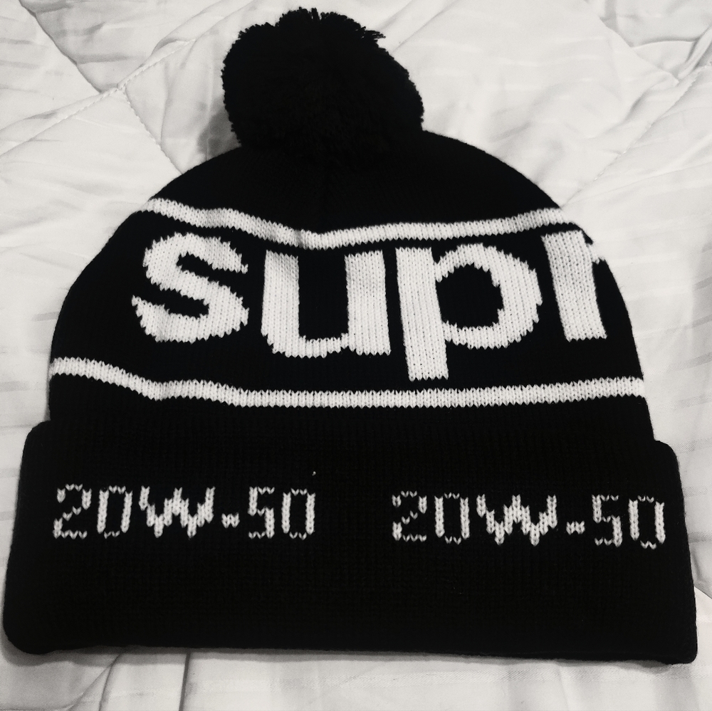Supreme Garage Beanie Black - Picture 3 of 5